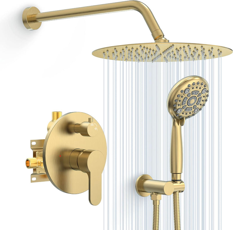 SR SUN RISE Shower System - 12 Inch High Pressure Shower Head System