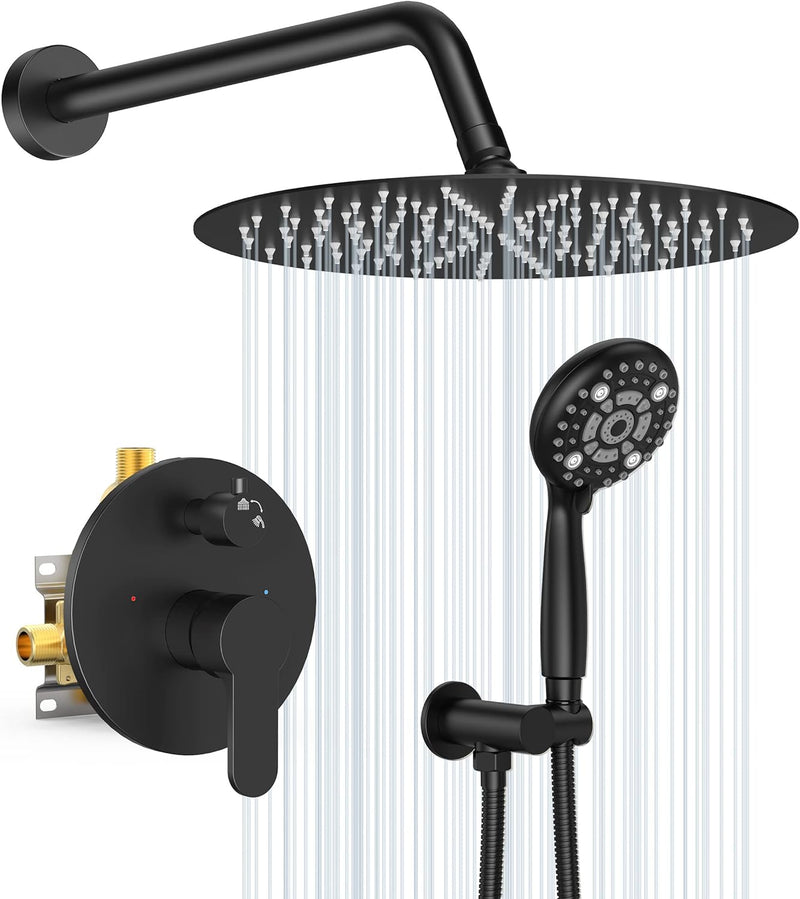 SR SUN RISE Shower System - 12 Inch High Pressure Shower Head System