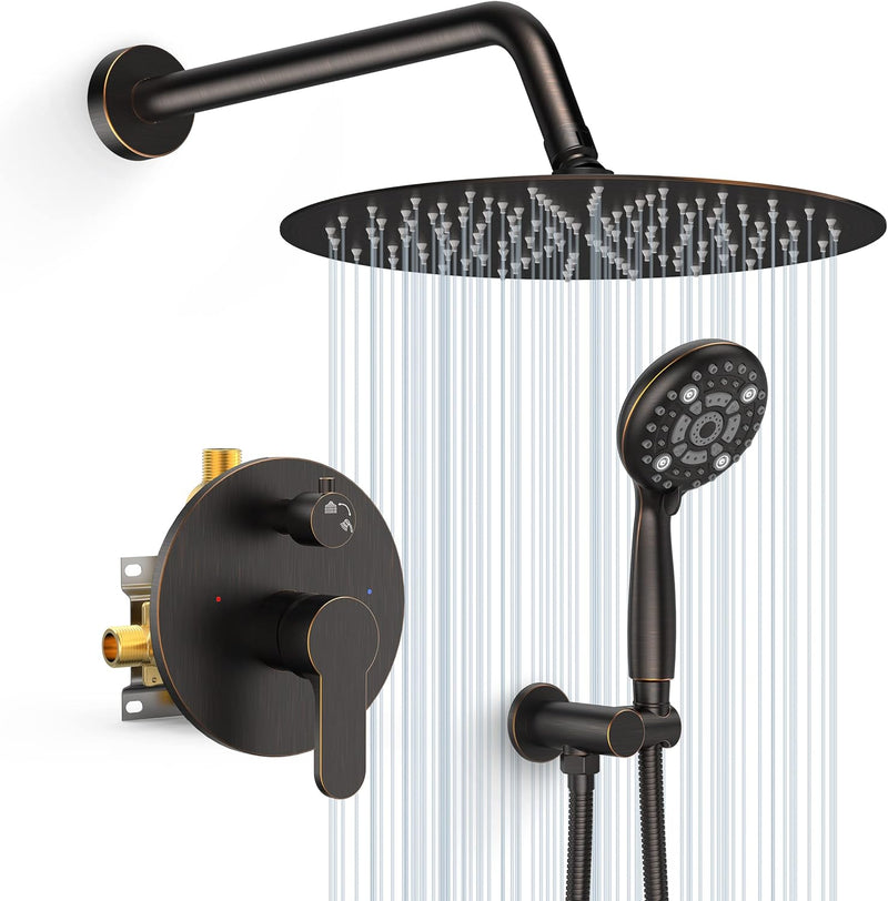 SR SUN RISE Shower System - 12 Inch High Pressure Shower Head System