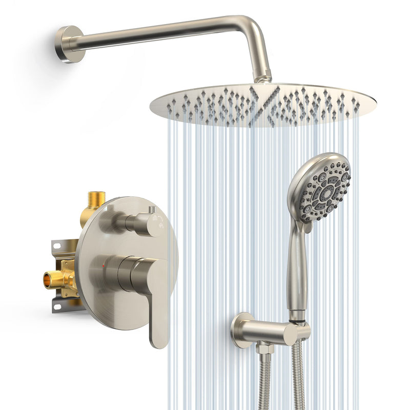 SR SUN RISE Shower System - 12 Inch High Pressure Shower Head System