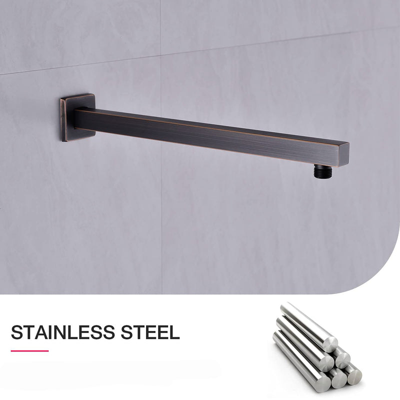 16 Inch Oil-rubbed Bronze Wall Mounted Shower Arm
